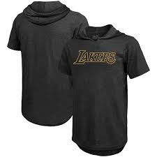 The nike nba los angeles lakers city edition connected jersey honours the legendary kobe bryant and his black mamba persona. Men S Majestic Threads Black Los Angeles Lakers Wordmark Tri Blend Hoodie T Shirt