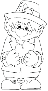 Coloring Leprechaun Coloring Pages Free