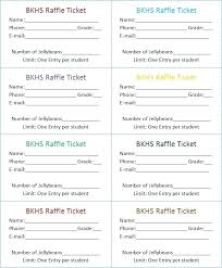 Raffle Ticket With Coupon Print Tickets Free Printable