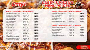 casey s pizza menu s 50 off