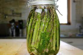 dilled lacto fermented asparagus the