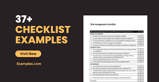 checklist 37 exles format pdf