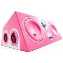 In Phase XTP208 2000W double 8" subwoofer in custom pink enclosure ...
