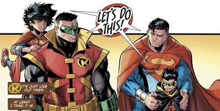 ADVENTURES OF THE SUPER SONS. Robin. Damian Wayne. Superboy. Jonathan Kent.  | Batman comics, Dc superheroes, Bat family