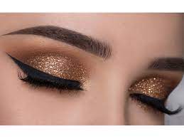 bakrid 2019 golden eye make up look