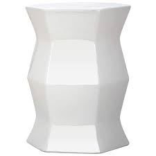 Safavieh Modern Hexagon White Ceramic