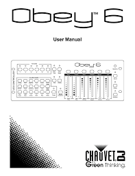 Chauvet Obey 6 User Manual Manualzz Com