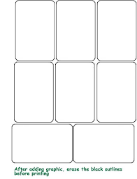 Printable Blank Playing Cards Blank Playing Cards Diy