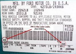 ford paint codes ford touch up paint