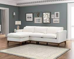 Fabric Sectional Sofa White