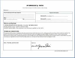 General Promissory Note Template Collection Of Everyday Word