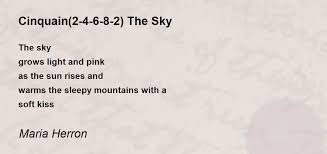 the sky poem by maria herron