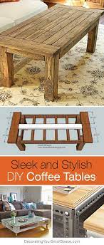 Sleek And Stylish Diy Coffee Tables
