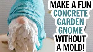 diy cement garden gnome tutorial