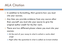 Mla Format Citation Generator Guide