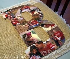 Everyone loves letter boards these. Diy Wooden Letter Photo Collage Tip Junkie