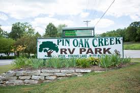 This campground offers 19 sites with electric hookups. Pin Oak Creek Rv Park Home Facebook