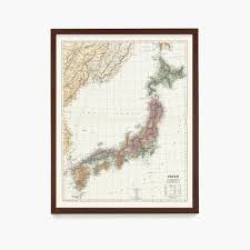The maps have been scanned and georectified by david rumsey and cartography associates for the east asian library. Japan Map Japan Map Art Map Decor Japanese Decor Japanese Art Japan Wall Art Old Map Vintage Japan Tokyo Map Tokyo Art