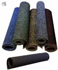 rubber flooring mat roll at rs 80 sq ft
