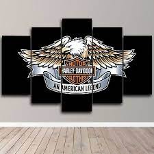 Harley Davidson Eagle Logo Bike Racing