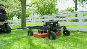 dr tow behind finish mower you