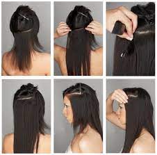 how to apply clip in hair extensions