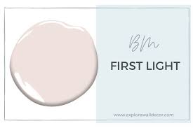 Benjamin Moore First Light Paint Color