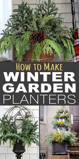 how to make winter garden planters