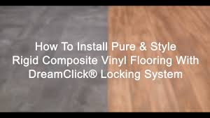 rigid composite vinyl flooring