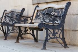 Beautiful Bench With Cast Iron