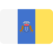 canary islands flags rounded rectangle icon