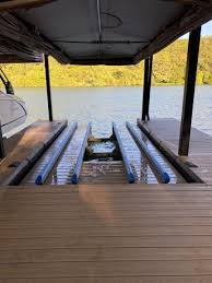 our signature hydraulic boat lift