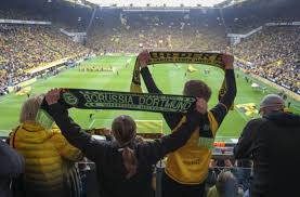 Dortmund fans at westfalenstadion tonight. My Borussia Dortmund Match Day Experience At The Westfalenstadion