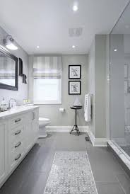 Gray Tile Bathroom And Wall Color Ideas