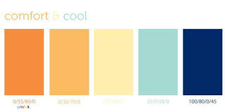 The color names are bermuda, bright cerulean, lucky orange, sea capture, nârenji orange, sharp yellow. Pin By Teagan Gil On Colors Blue Color Schemes Orange Color Schemes Color Palette
