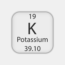 potium symbol chemical element of