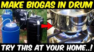 barrel biogas digester