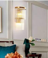 Modern Gold Bedside Wall Sconce Lamp