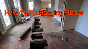 how to fix sagging floors you