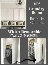 diy laundry room built ins with a