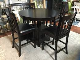 Pub Table With 4 Chairs With Storage 60