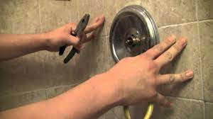 how to repair a moen shower faucet step