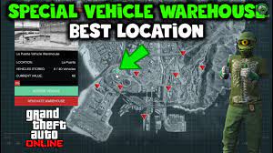 special vehicle warehouse best location