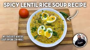 lentil rice soup meal in minutes