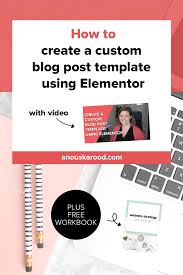 Beautiful, responsive, free and premium wordpress themes for your photography site, portfolio, magazine, business website, or blog. How To Design And Customize Blog Posts In Wordpress Using Elementor Anouska Rood