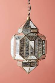 Marquise Mercury Glass Lantern Pendant