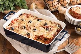 puttanesca inspired lasagne with