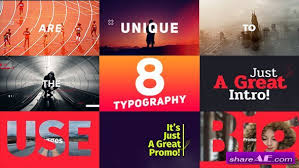 By braxxu in video templates. Videohive Stomp Typographic Intro Free After Effects Templates After Effects Intro Template Shareae
