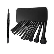 professional makeup brush set with bag