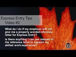 Express Entry Tips 2 No Reference Letters